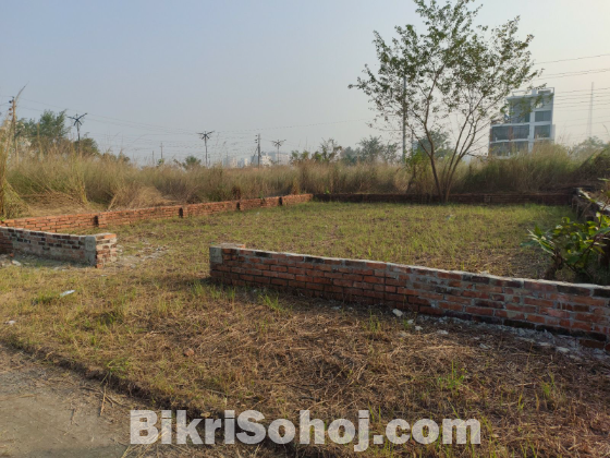 M Block 7.5 Katha North Facing Plot for Sale Bashundhara R/A